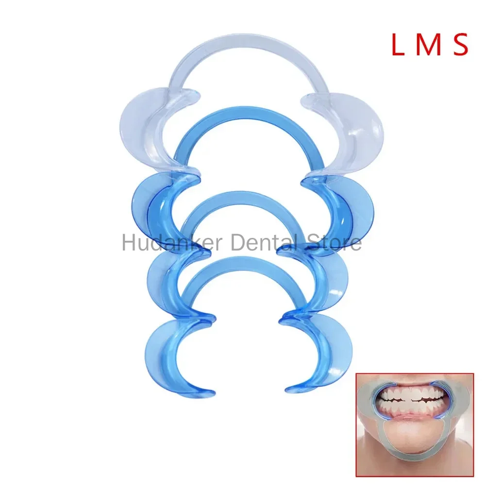 100pcs C Shape Dental Mouth Opener Intraoral Teeth Whitening Mouth Spreader Orthodontic Lip Cheek Retractor Expander Dentist Too