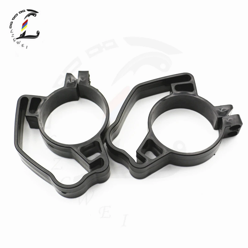 Motorcycle Black Front Shock Absorber Buckle Clips For Suzuki DR250 DR 250 Plastic Clamp Kit Parts