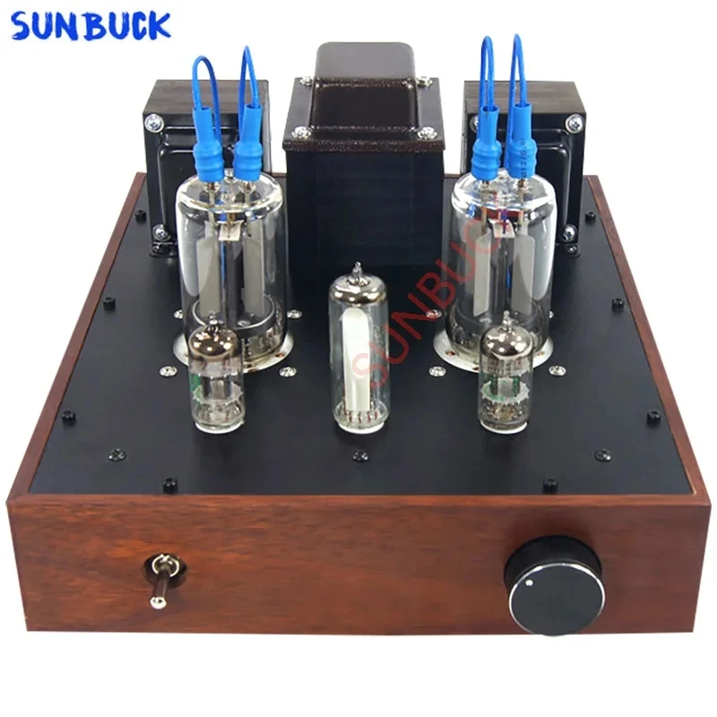 SUNBUCK FU19 12AT7 push-pull Tube Amplifier 2 stereo 15W HIFI 12AT7 Vacuum Tube Amplifier Amp Audio