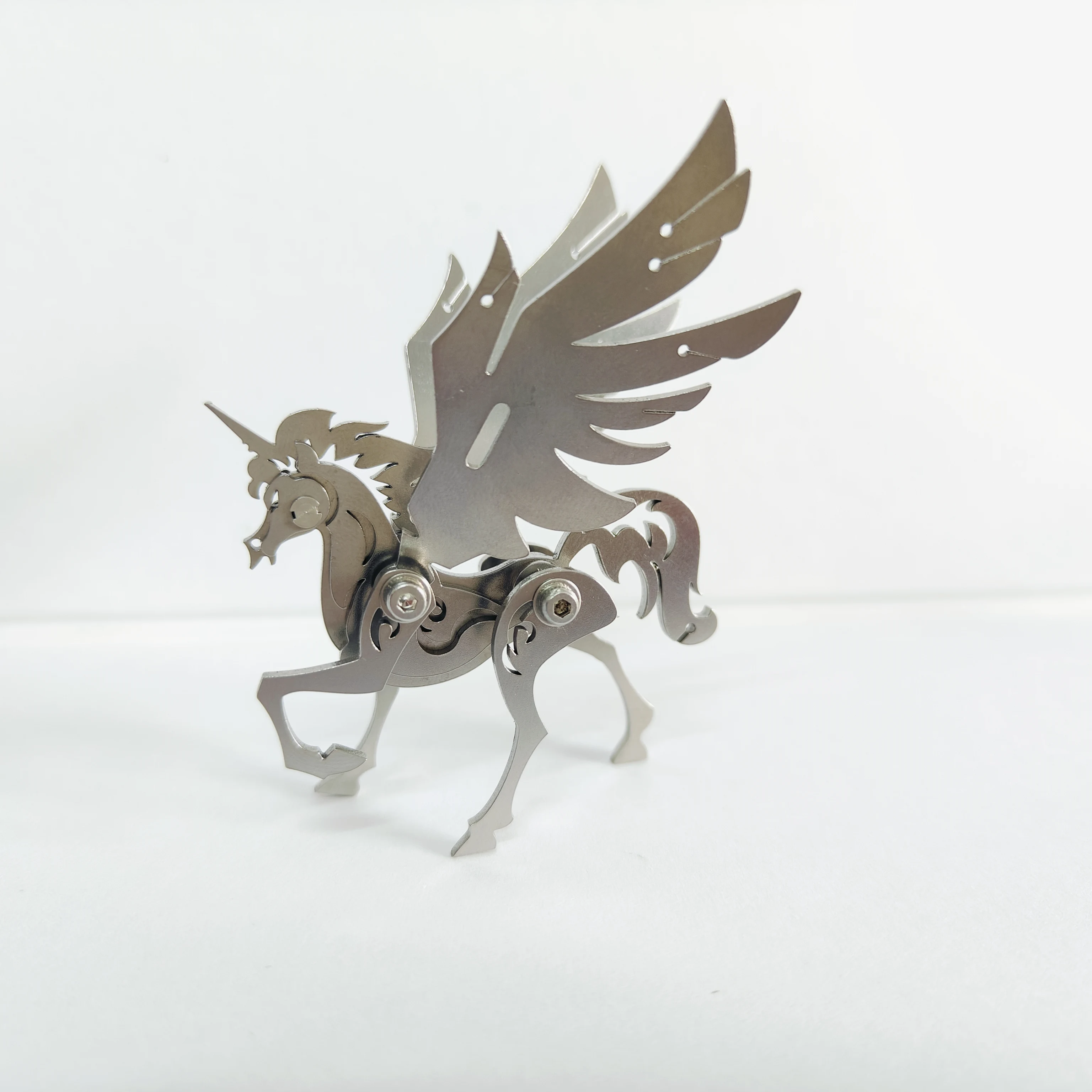 

MOKR маленький единорог 3D металлические пазлы детская игрушка образовательная подготовка Рождественский подарок на день рождения DIY модель ручной работы фигурка