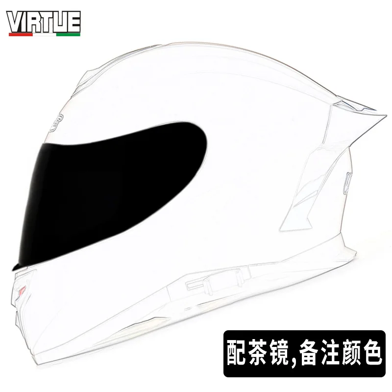 قناع خوذة الدراجة النارية لعدسات VIRTUE 820 Helm Casco Motociclista