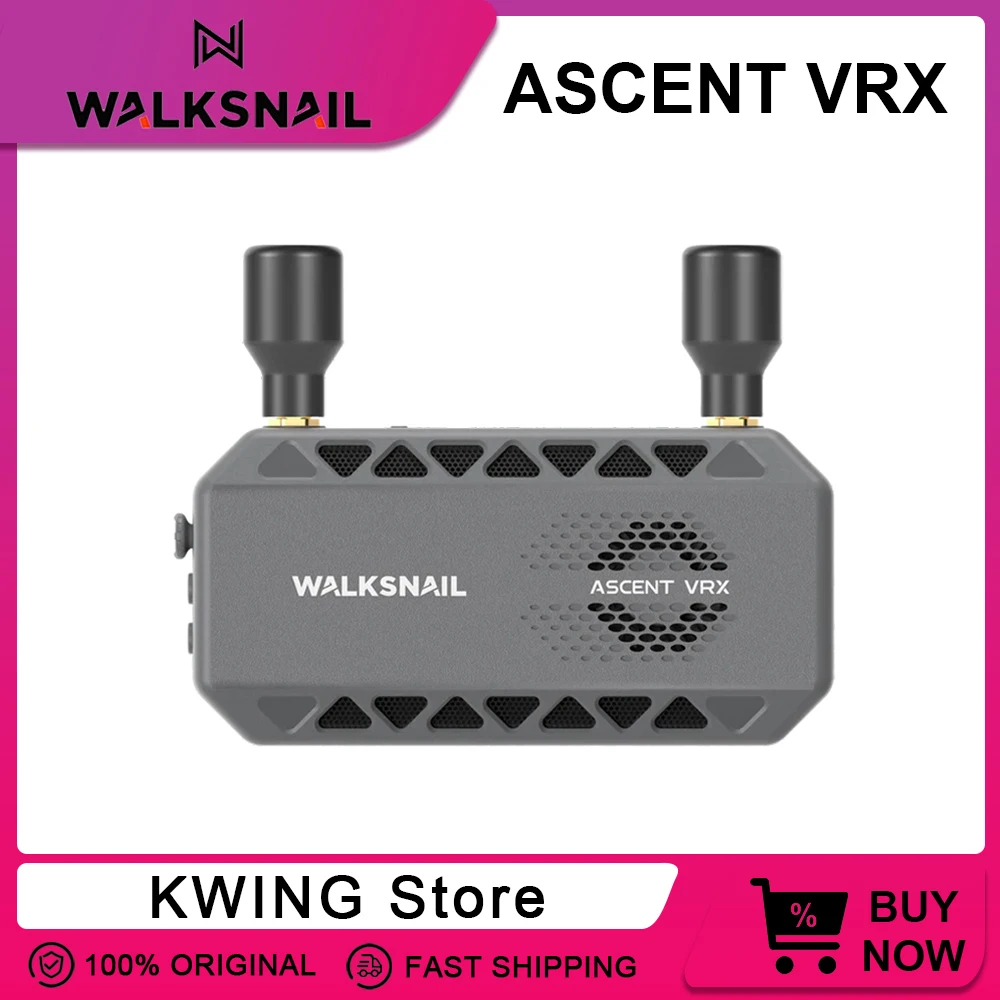 

Приемник CADDX Walksnail Ascent VRX 5.8ГГц 6км, совместимый с Ascent VTX, поддерживает все FPV-очки и дисплеи с HDMI-входом