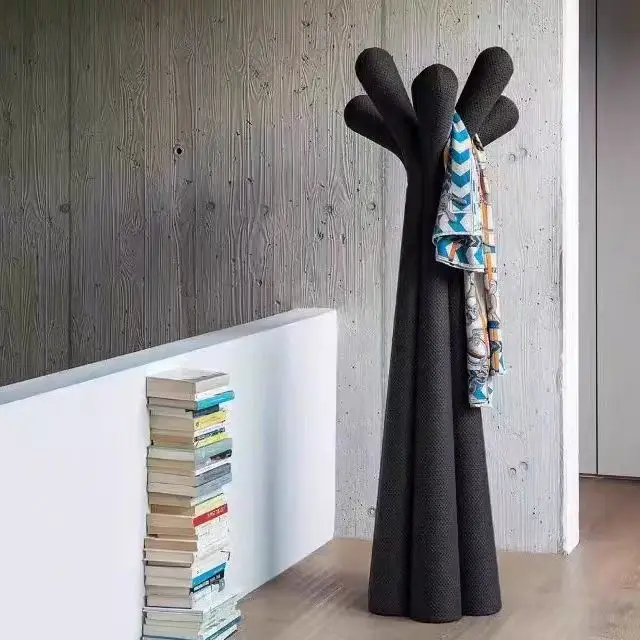 الحديثة بسيطة الجرف معطف الرف فروع الألياف الزجاجية الفطر شماعات النسيج زخرفة غرفة نوم