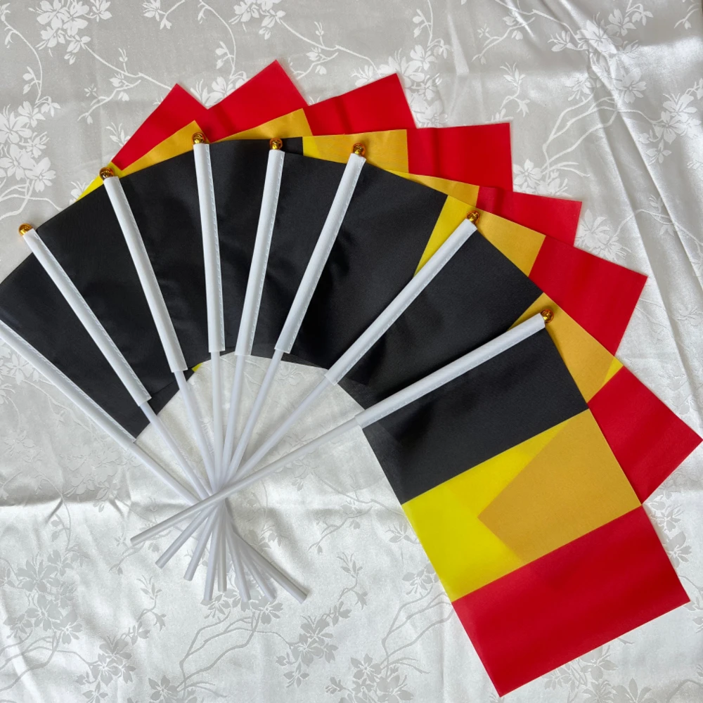 Belgium  Banner 14x21cm Belgian flag Belgian National FlagBelgian flag, parade flag, small flag, activity scope: Family Sports d