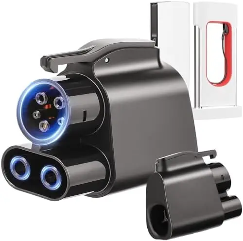 

2025 Upgraded to CCS1 Adapter – 500A 1000V Fast EV Charging – Black
