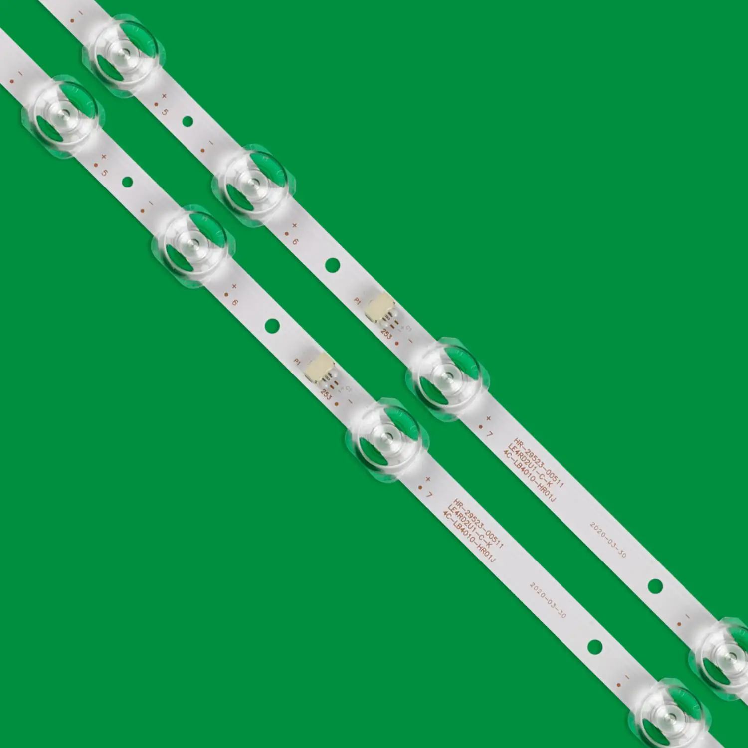 Tira de LED para iluminación trasera de 744mm, 10LED (6V) 40HR330M10A0 V4 4C-LB4010-HR01J para TCL 40F6F 40L2F 40D610X2 40L2800C 40S6500S 40S6500