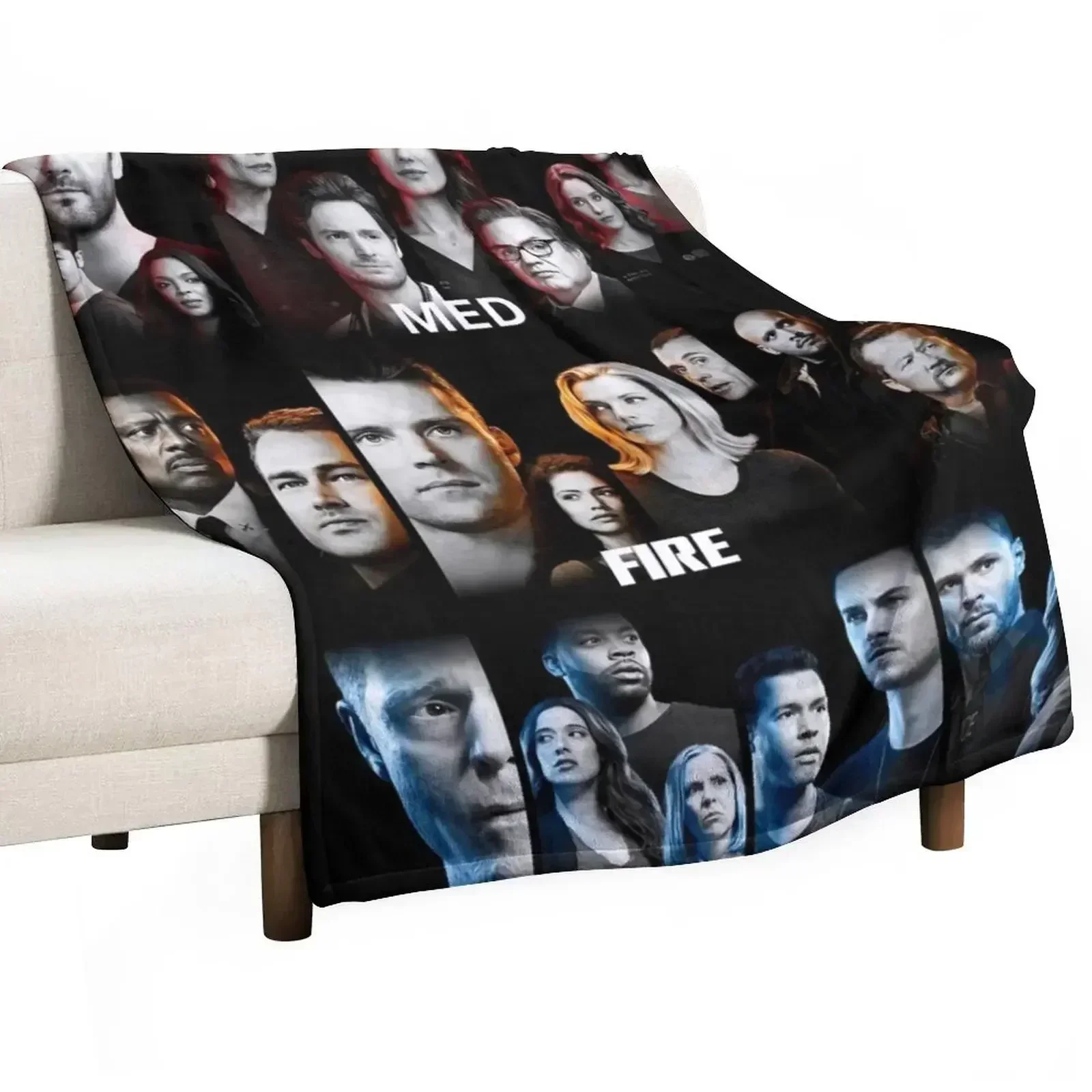 fire pd med Throw Blanket heavy to sleep Blankets For Baby Thermal Camping Cute anime Blankets