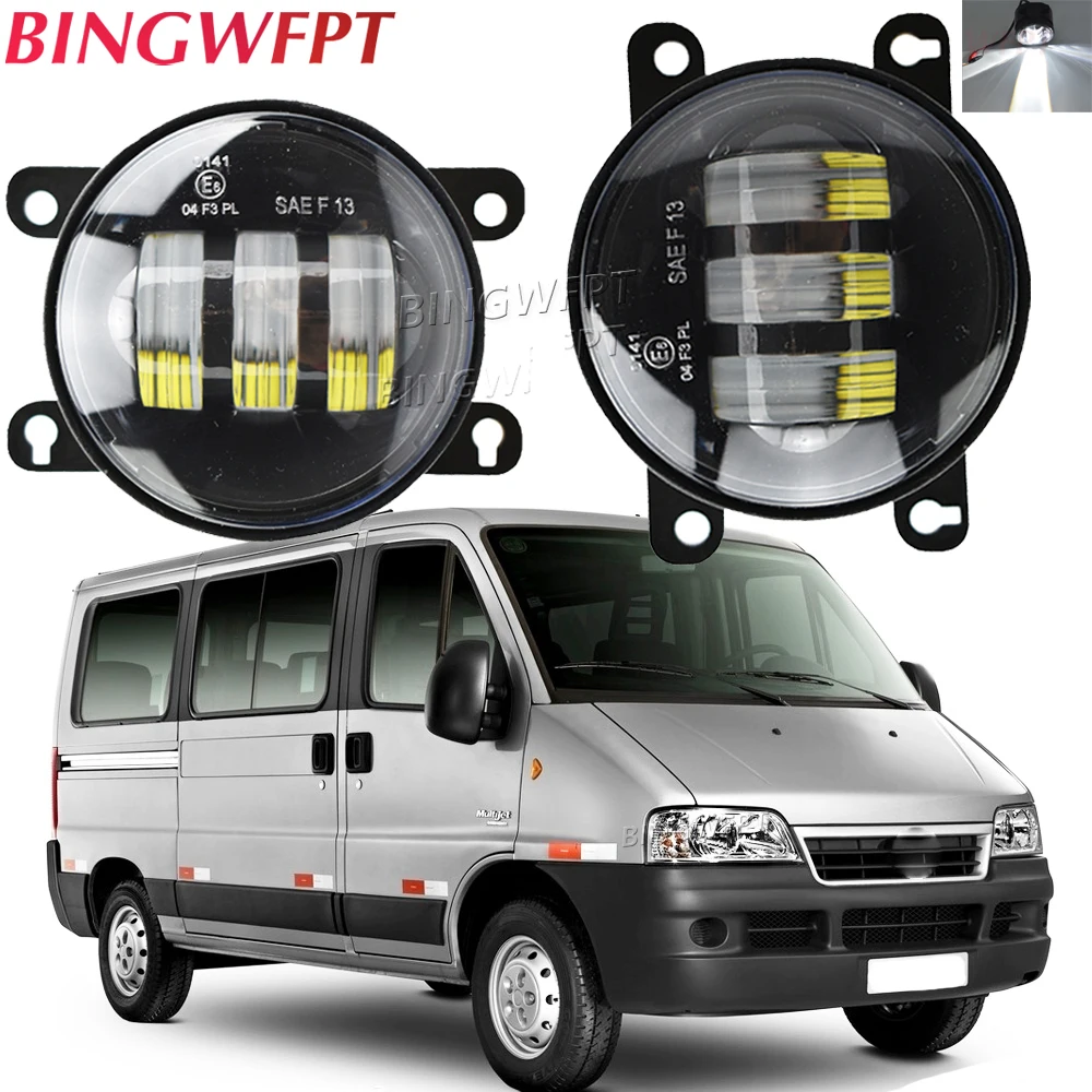 

2PCS High Quality Daytime Running Lights For Fiat Ducato 250/290 For Fiat 500 Panda Punto Evo Sedici 12V H11 Fog Lamp foglamps