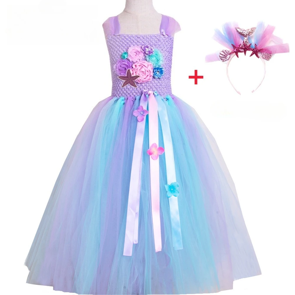 Girls Christmas Princess Dress, Kids Christmas Party Dance Clothes, Tulle Fluffy Skirt, Children's Festival Party Carnival Dress