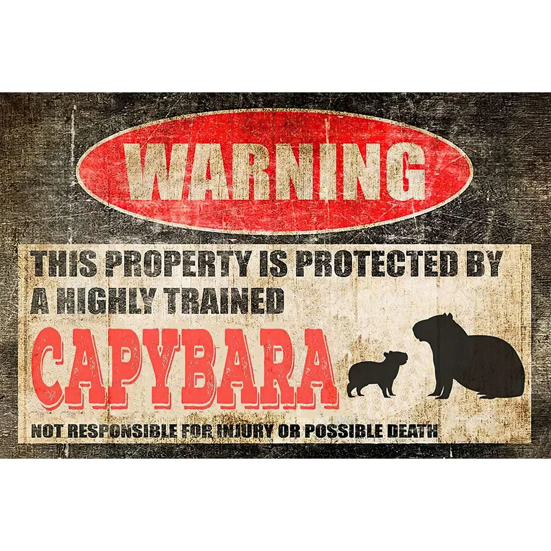 Retro Capybara Meta…
