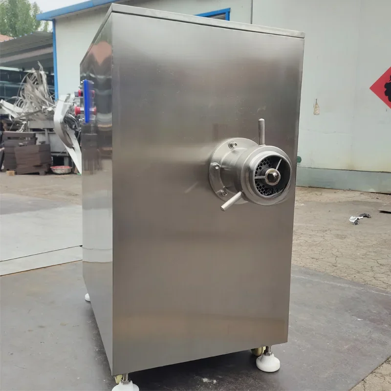 For Frozen Meat Grinder Commercial 4Kw 500Kg Per Hours Full Automatic 304 Stainless Steel Fatty Whole Chicken Mincer Equipment