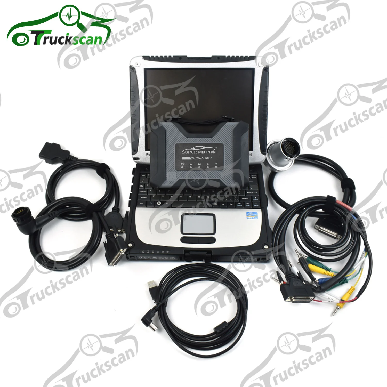 Super MB pro M6 xentry MB car truck Diagnosis scanner tool MB star Full Configuration Work on Cars and Truck with CF19 laptop