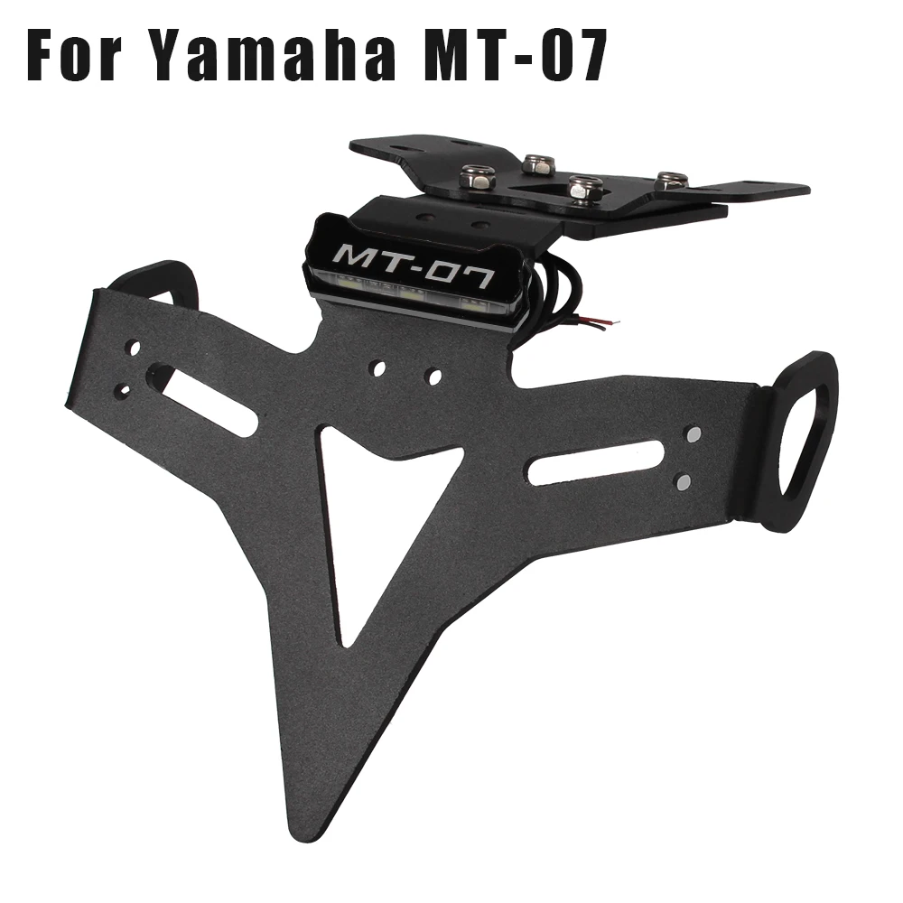 

Крыло Устранитель регистрационная рамка держатель номерного знака мотоцикла для фотосессия MT 07 MT07 2013-2021 2014 2018