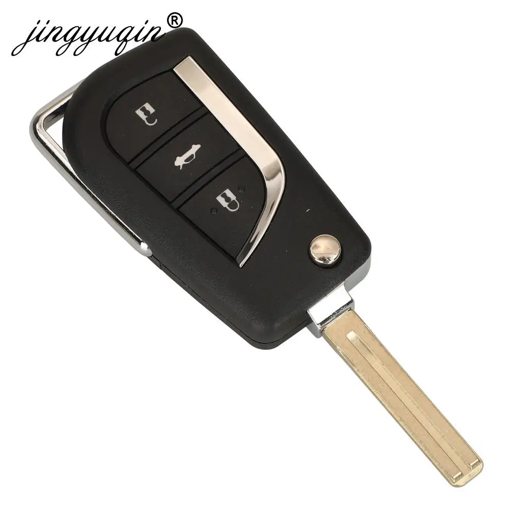 Jingyuqin 50171 aggiornamento TOY48 Flip Remote Key ASK 433MHz 4 d68 Chip per Lexus LX470 LS430 SC430 RX300/330/350/400 modificato Fob