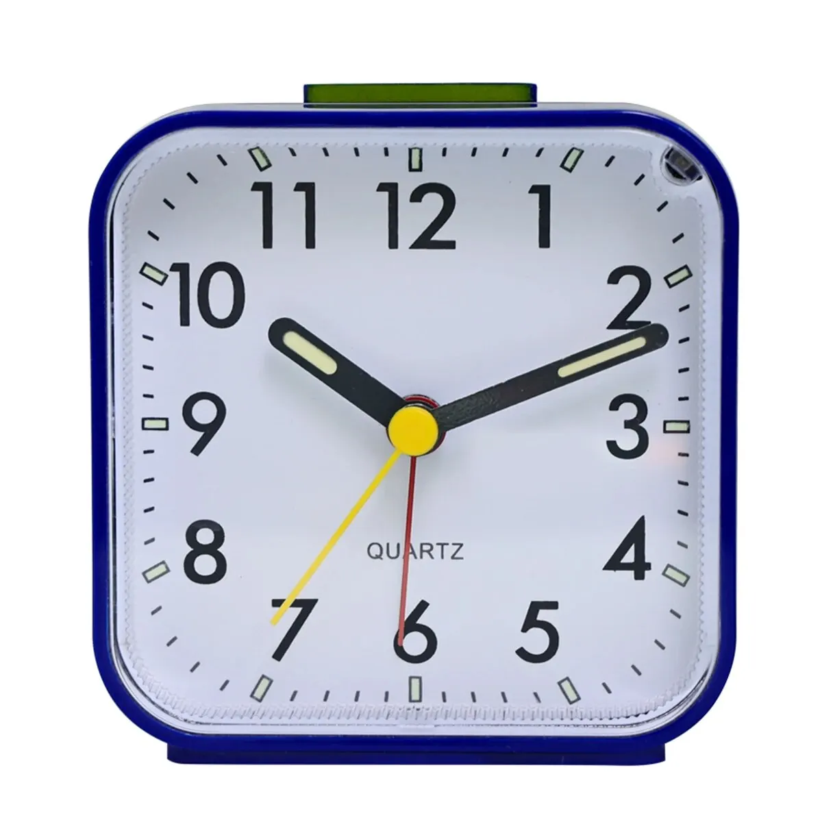 1pc eenvoudig nachtlampje kleine wekker, nachtkastje met snooze-functie huishoudelijke creatieve plastic quartzklok