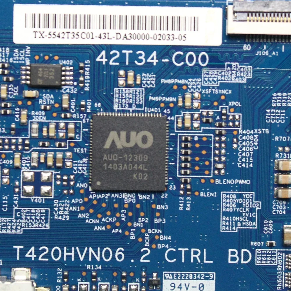 42T34-C00 Tcon مجلس T420HVN06.2 CTRL BD 42T34-C00 المنطق مجلس للتلفزيون 42 بوصة KDL-42W700B استبدال مجلس T420HVN06.2 42T34C00