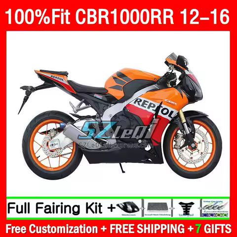 Injection Fairings For HONDA CBR 1000RR 1000 CBR1000 RR 194Q1.73 CBR1000RR Repsol orange 2012 2013 2014 2015 2016 12 13 14 15 16