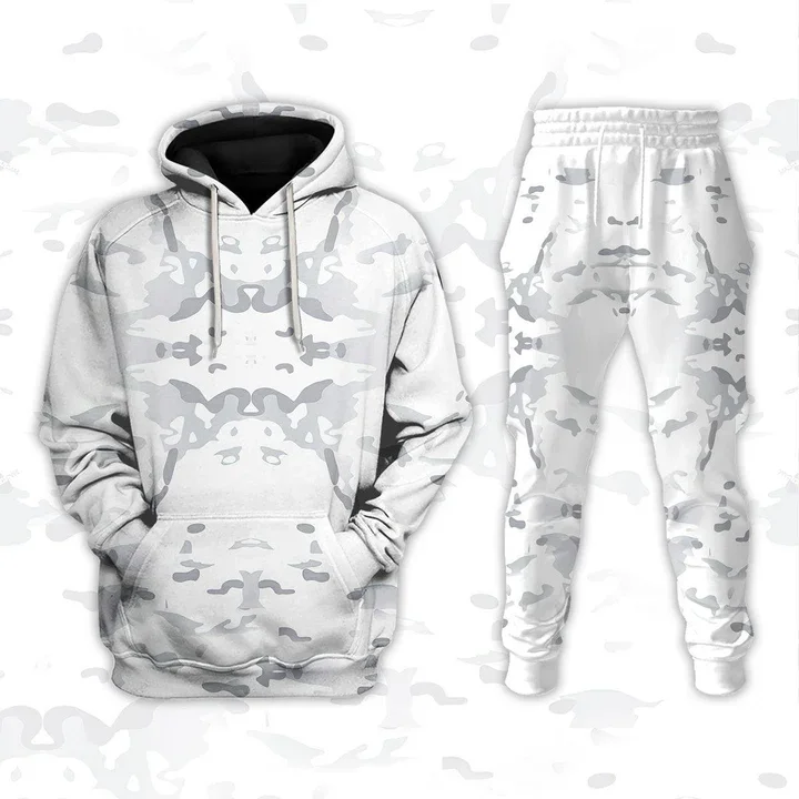 Fashion Autumn Camouflage 3D Printed Men's Clothing Hoodie Suit Men Sweatshirts Sweatpants Casual Two Piece Tracksuit Set