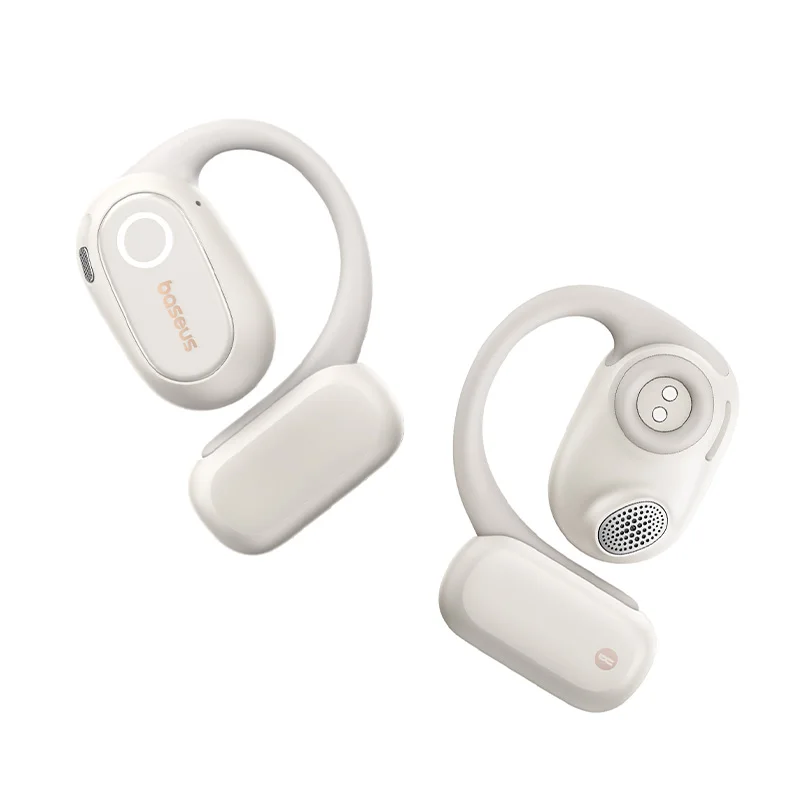 Baseus Bowie MF1/Eli 15i ajustement écouteurs sans fil Sport à oreille ouverte Bluetooth 5.4 crochets d'oreille grands basses Sport écouteurs 60 heures de lecture 3