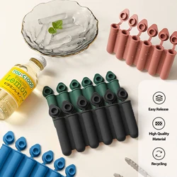 Water Bottle Ice Cube Tray Silicone Ice Cube Molds 6 Cavity Easy Release Long Ice Cube Sticks Suitable For Bottled Beverages