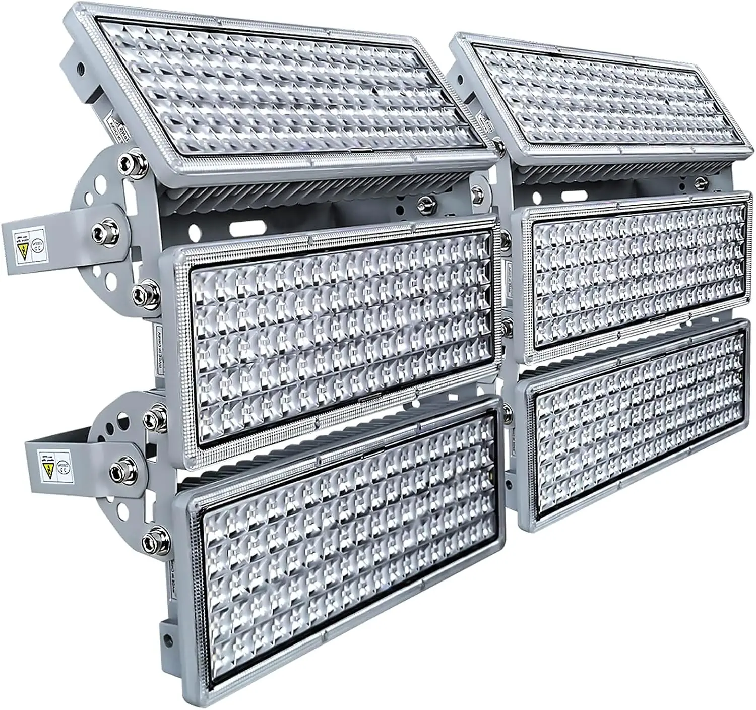 600W LED Flood Lights Outdoor 300W Stadium Lights 2 Pack Arena Lights 66000LM 6500K Exterior Flood Lights IP67 Waterproof