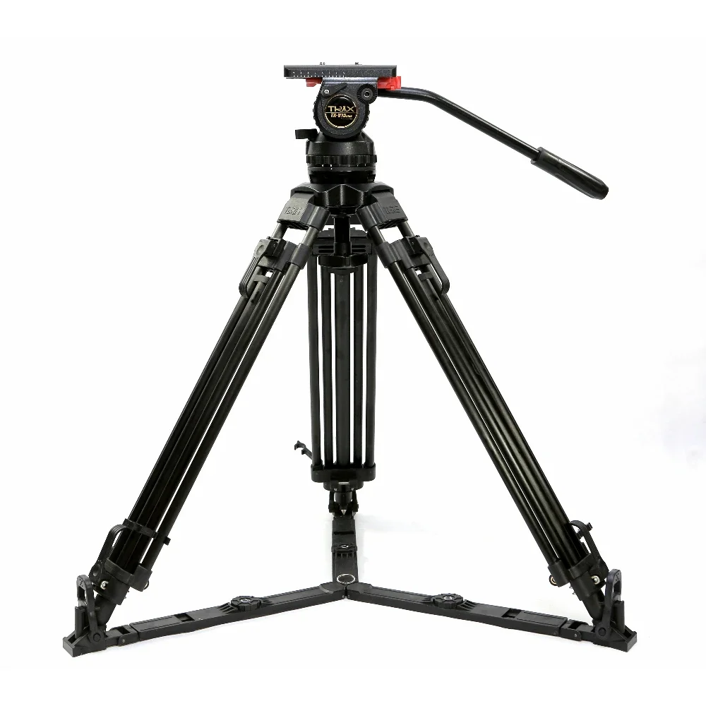 V15L Professional Camcorder Tripod kit Aluminum Video Tripod w/ Fluid Head Load 15KG for SONY RED Scarlet Epic FS700 ALEXA mini