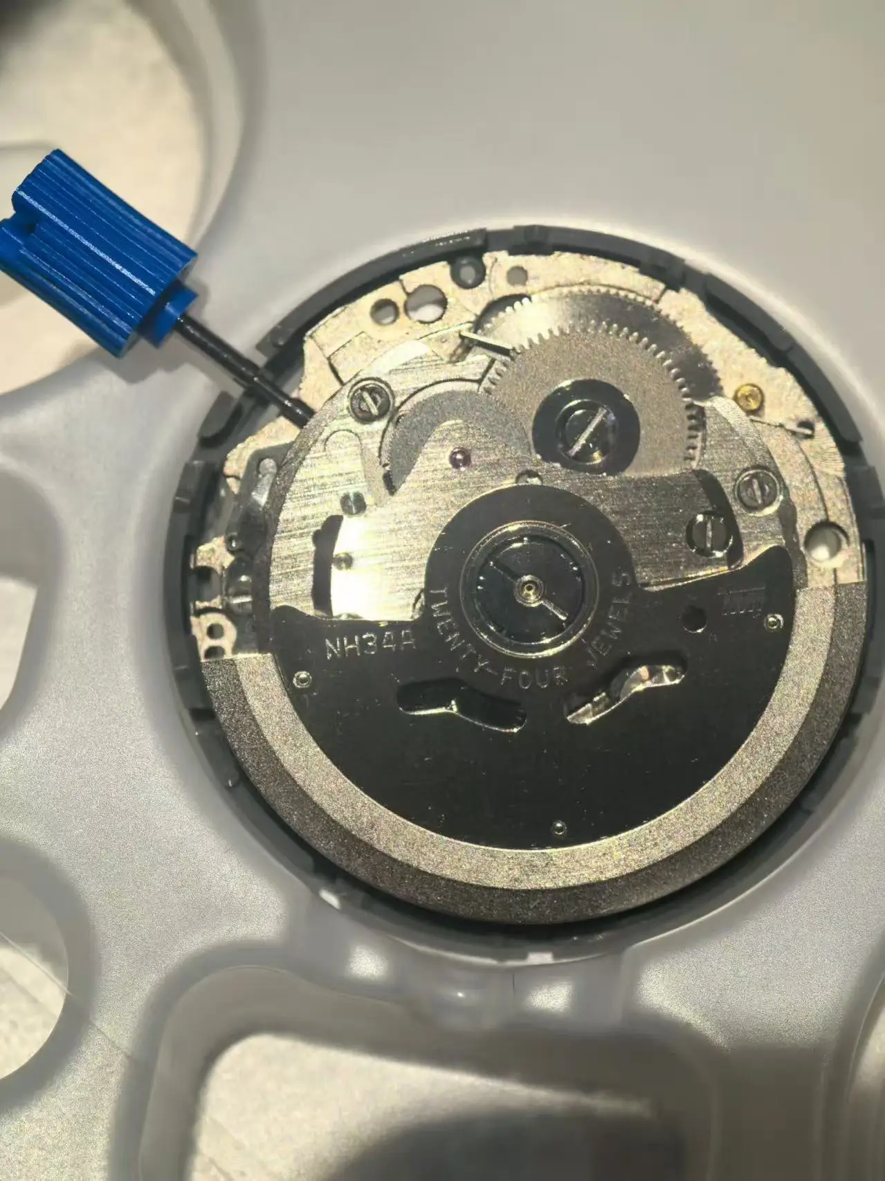 Japan Genuine GMT NH34 Movement Automatic 24 Jewels Mod Mechanical Watch Movement NH34A 24H GMT Hands Date At 3:00 Standard GMT