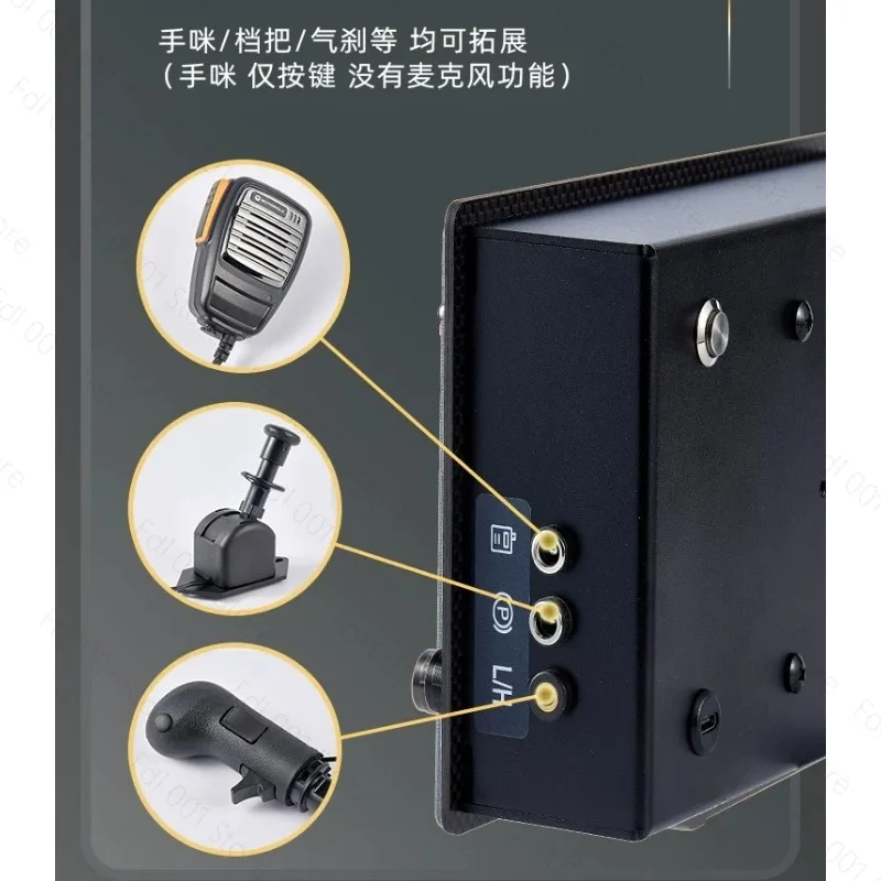 PC USB Simulates Racing Car Central Control Box Multifunctional Control Button Box for Fanatec Thrustmaster Simdid