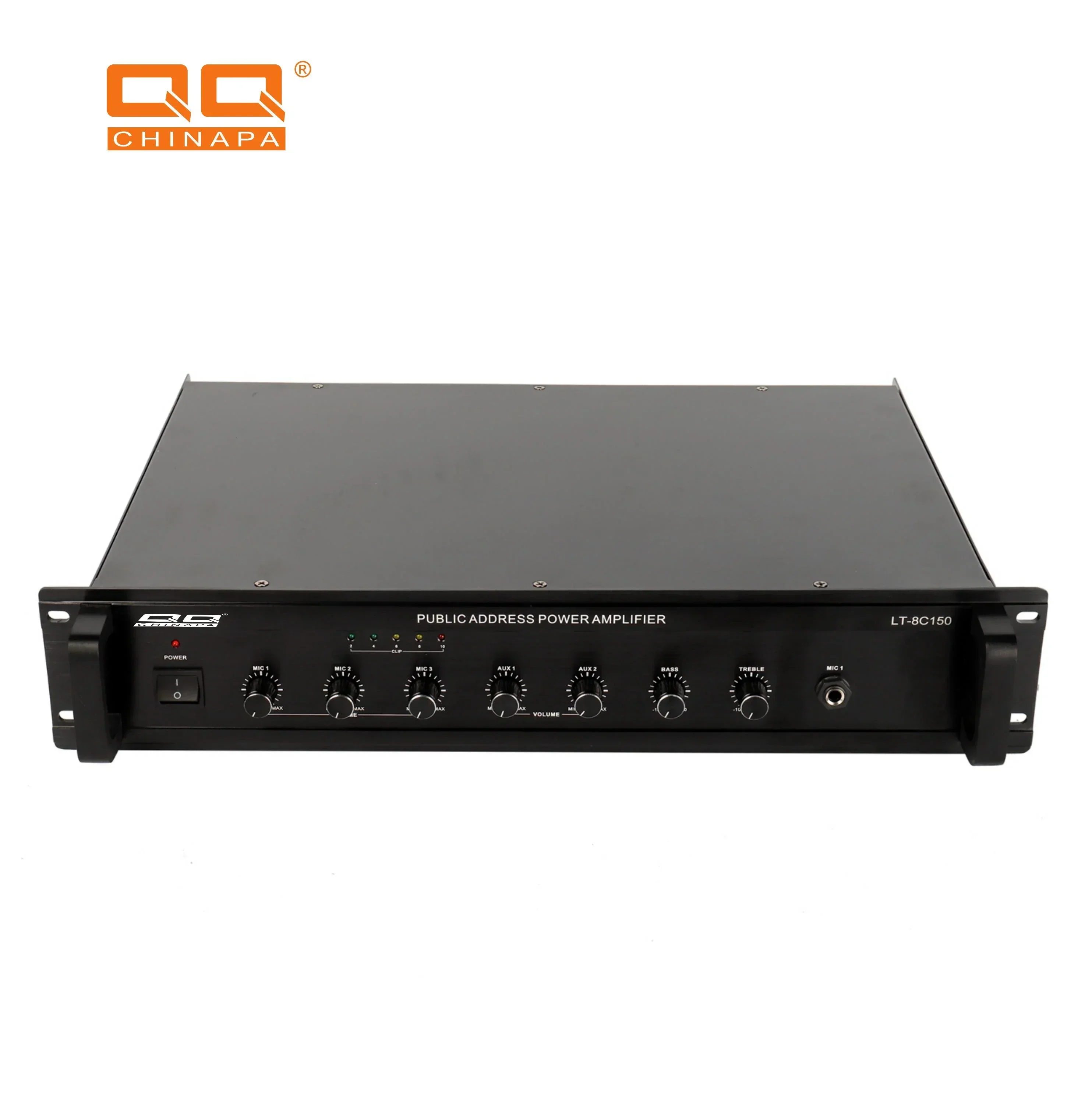 QQCHINAPA IP Network Pa System Power Amplifier With Blue tooth,UHF Receiver