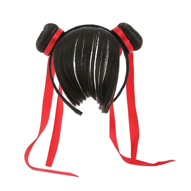 

Cosplay Costume Pet Nezha Headwear for Cats Dogs Small Dog Party Hair Bun Headband for Halloween Pet Costume Accessories