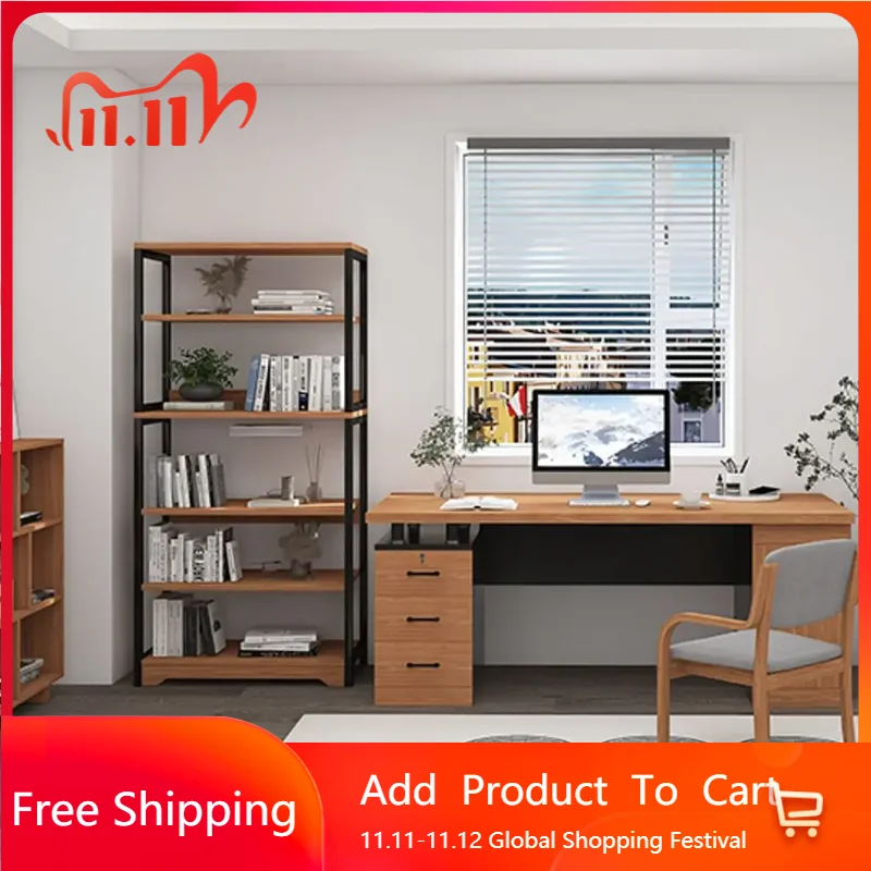 

Ergonomic Drawer Organizer Computer Table Study Cheap Wooden Office Computer Desks Storage Display Escrivaninha Unique Furniture