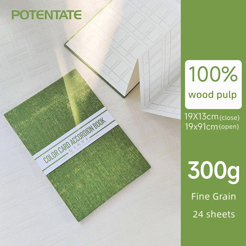 Karta próbna POTENTATE, papier akwarelowy, 100% bawełna/drewno, 300g, drobnoziarnisty papier malarski, artykuły plastyczne — zdjęcie produktu 5