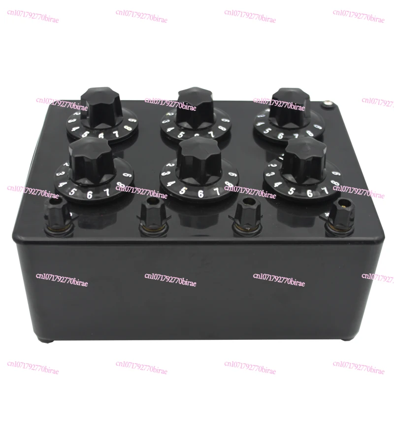 

ZX21/ZX21a/ZX21b/ZX21c/ZX21d Precision Plastic Variable Decade Resistance Resistor Box Physical Electricity Teaching Instrument