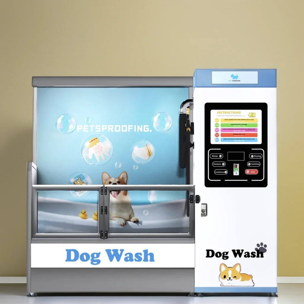 PETSPROOFING New Invention Dog And Cat Washing Station Self-service Portable Automatic Cat and Dog Grooming Bath Machine