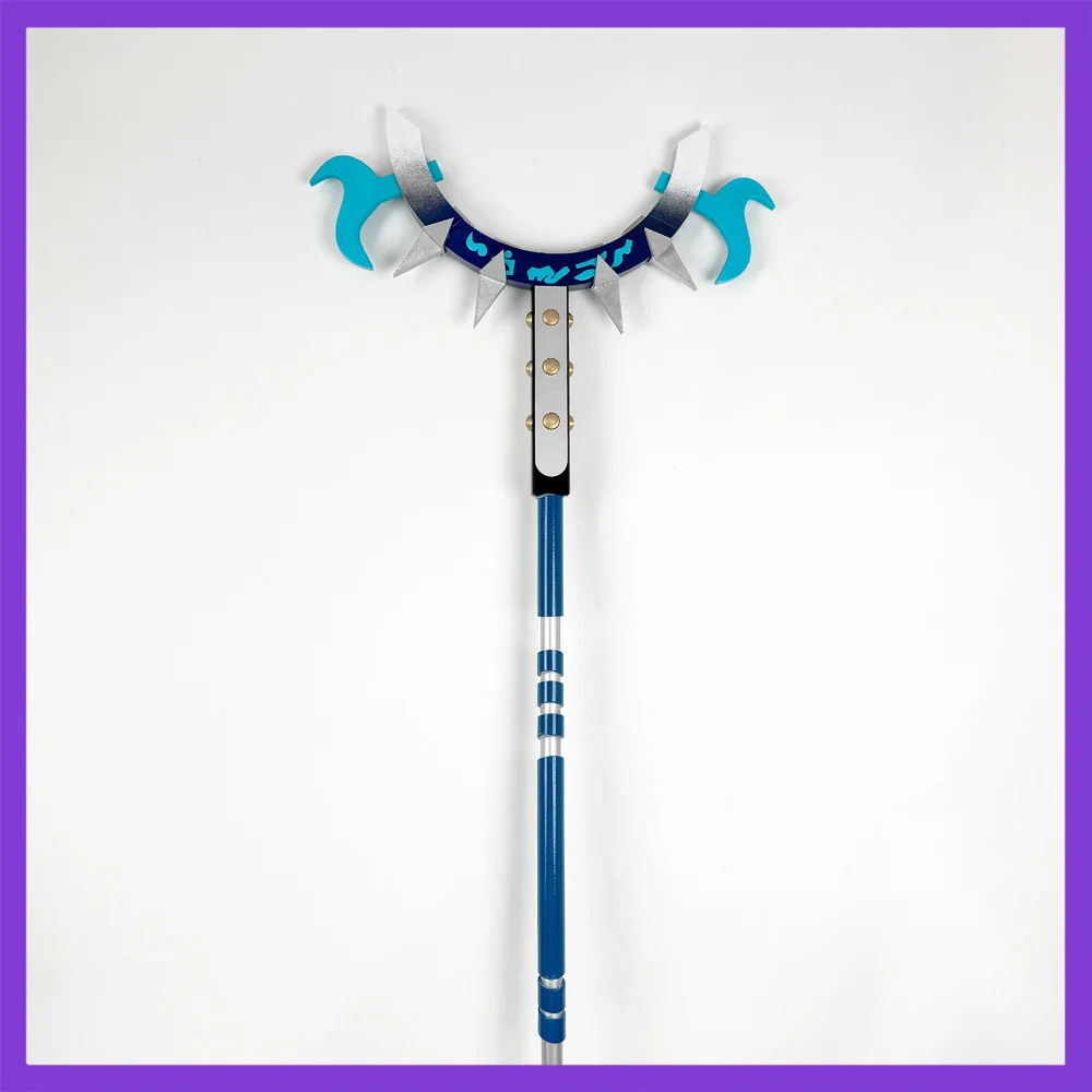 Anime GACHI AKUTA Zanka Nijiku Cosplay Prop lanza larga mejorada 170CM fiesta de Halloween accesorios de disfraz de Carnaval para hombres y mujeres