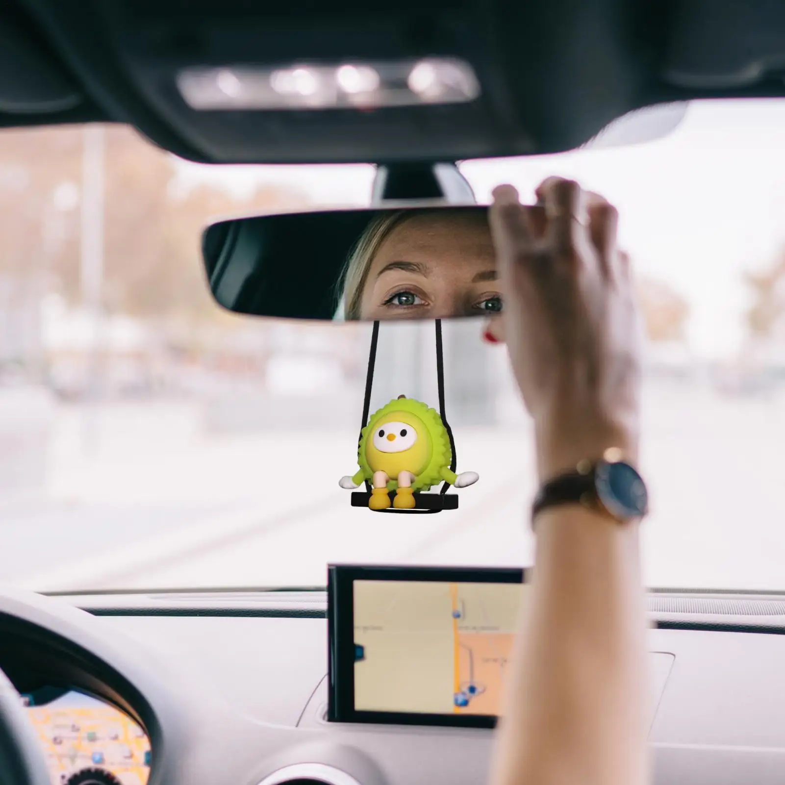 

Car Swinging Ornament Fruit Shape Ornament Swinging Car Pendant For Automobile Truck SUV Trailer Vehicle Home Dorm