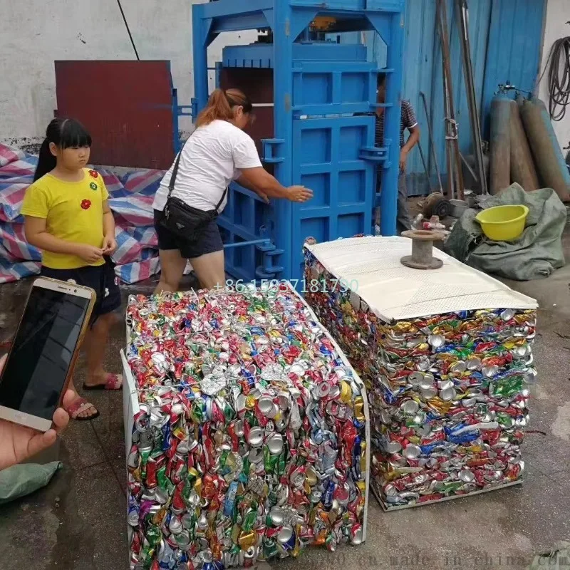 Hydraulic Baler Customized Sawdust Metal Plastic Cardboard Packing Baler Compactor Prices Pet Bottle Press Baler Machine Chile