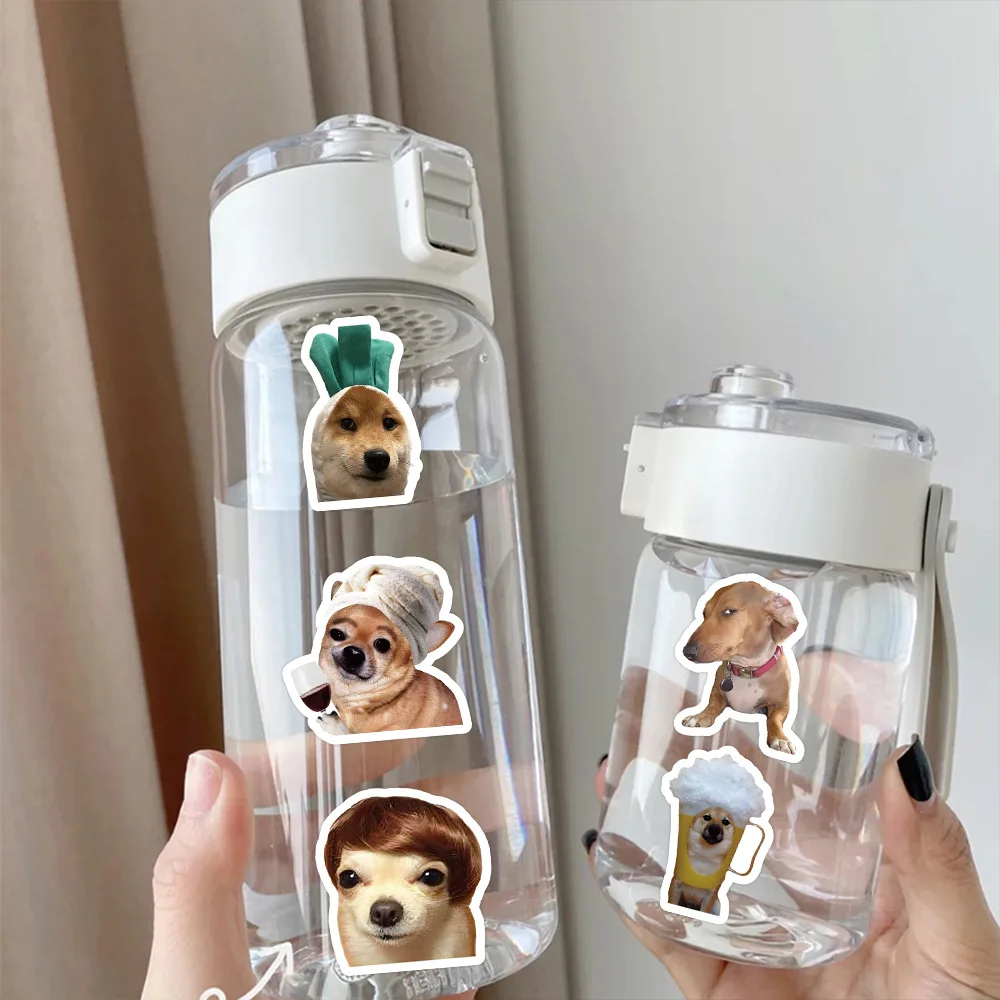 10/30/50pcs Kawaii Dog Stickers Funny Animals Cute Cartoon Decals Kids Toys Laptop Luggage Suitcase Fridge Kids Toys Decoration