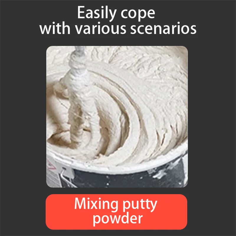 전기 핸드헬드 콘크리트 믹서 드릴 패들 (시멘트 모르타르 페인트 플라스터 그라우트 에폭시 혼합 도구)