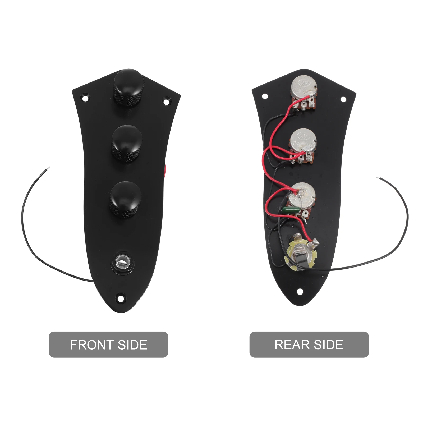 

s Metal Volume Button Guard Plate for Electric Bass Circuit Control Board Potentiometer Shifter Sturdy Guitar Parts