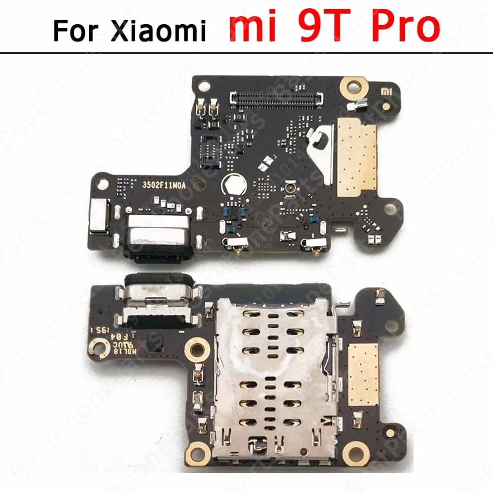 Charge Board For Xiaomi Mi 10T Pro 10 9T 9 SE 8 Lite 6 5 5S Plus Charging Port Usb Connector Pcb Dock Plate Spare Parts