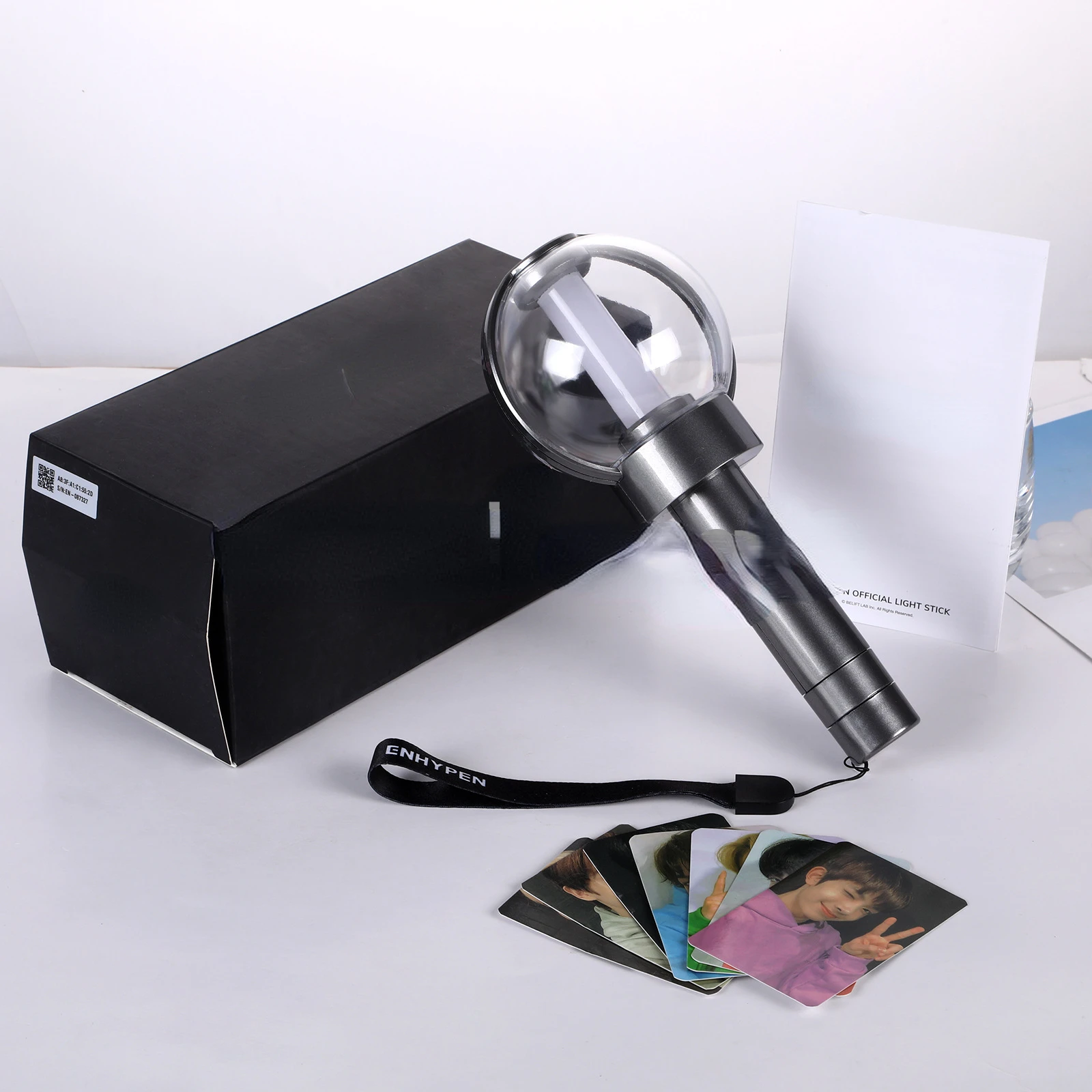 

With LOMO Cards Offcial Concert Light Stick Bluetooth-Compatible New Kpop ENHYPEN Lightstick