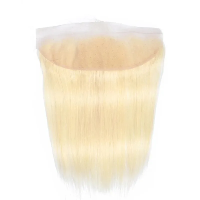 613 ブロンド 13x4 レースフロント ブラジリアン バージン レミー ヘア 6-22 インチ 未処理 ストレート エクステンション 日常着 & スタイリング用