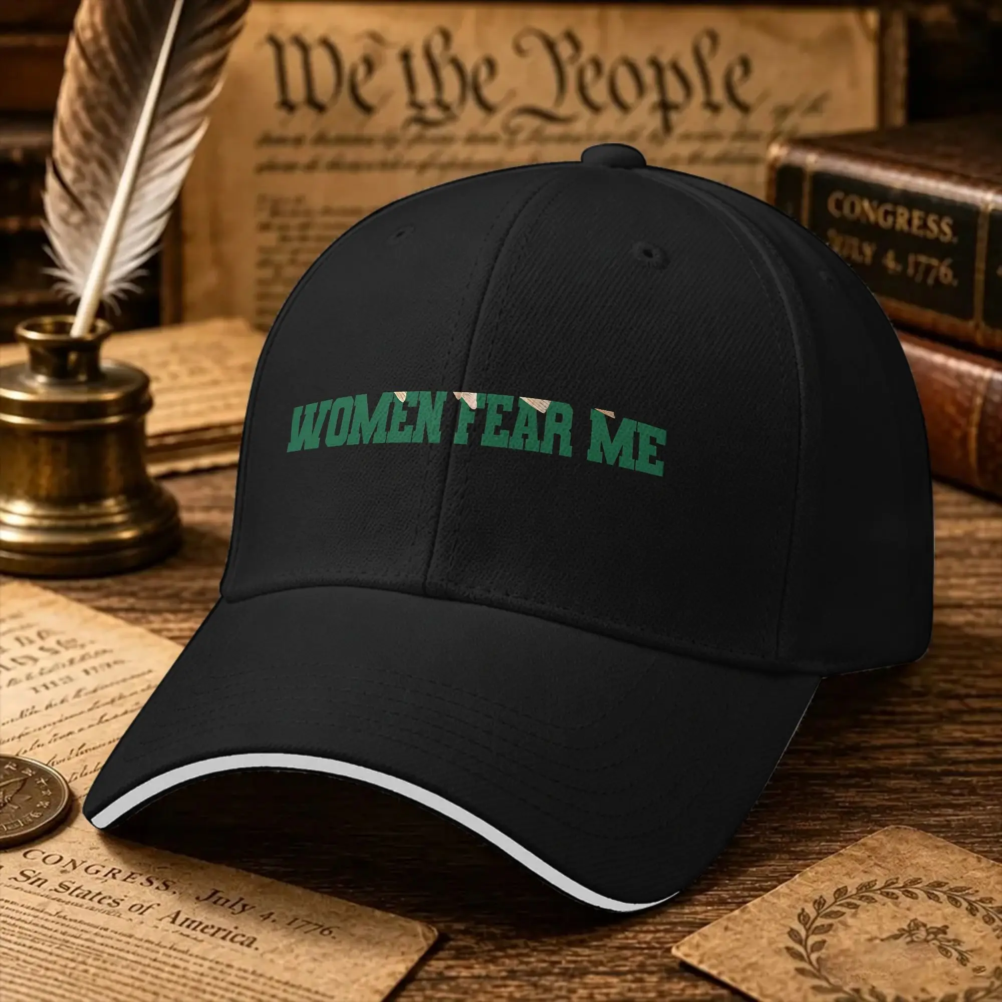 Fish Want Me Women Fear Me Meme  Baseball Cap  Streetwear Trucker Hat Summer Men Women Outdoor Sports Baseball Caps