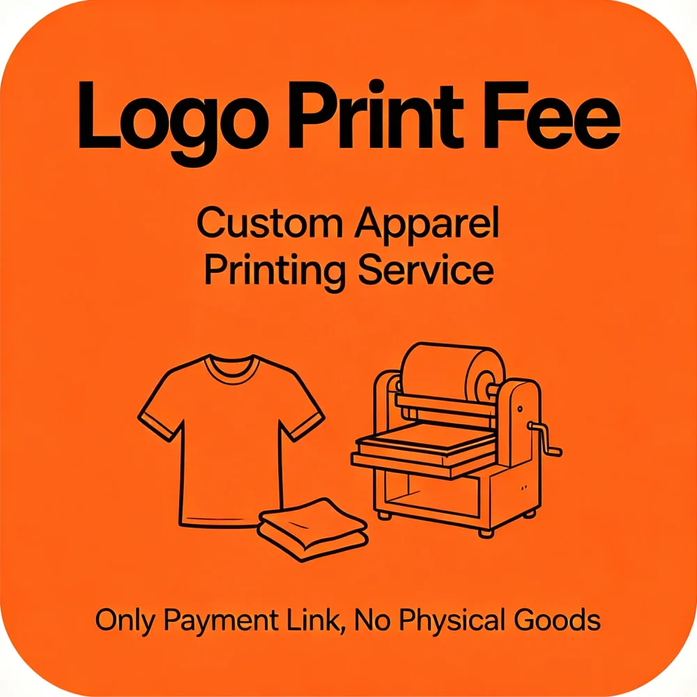 Custom Logo Print & Embroidery Extra Fee, Supplementary Payment Link for Garment Order