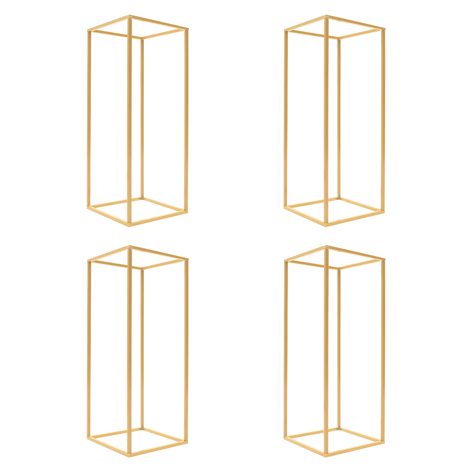 4-Piece Wedding Flower Stand Set – Durable Metal Vase Holder for Centerpieces, Balloons, and Party Decorations