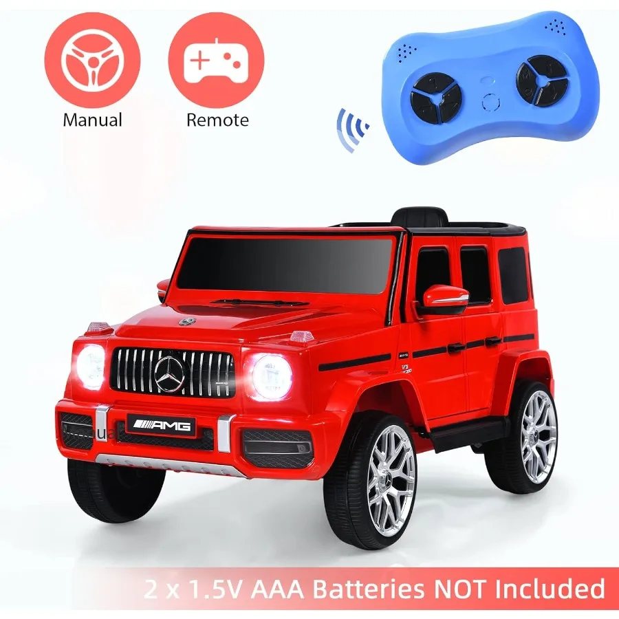 ركوب الأطفال المرخصة على السيارة، مركبة كهربائية 12 فولت مع جهاز تحكم عن بعد، أبواب مزدوجة مفتوحة، موسيقى، بلوتوث، تعليق عجلات، مضرب #4
