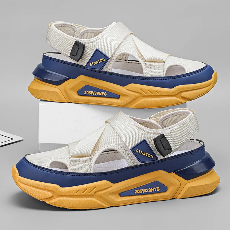 

2025New Comfortable Casual Cold Adhesive Patent Sole Hollow Fashion Casual Shoes39-45High-quality Men's Shoes