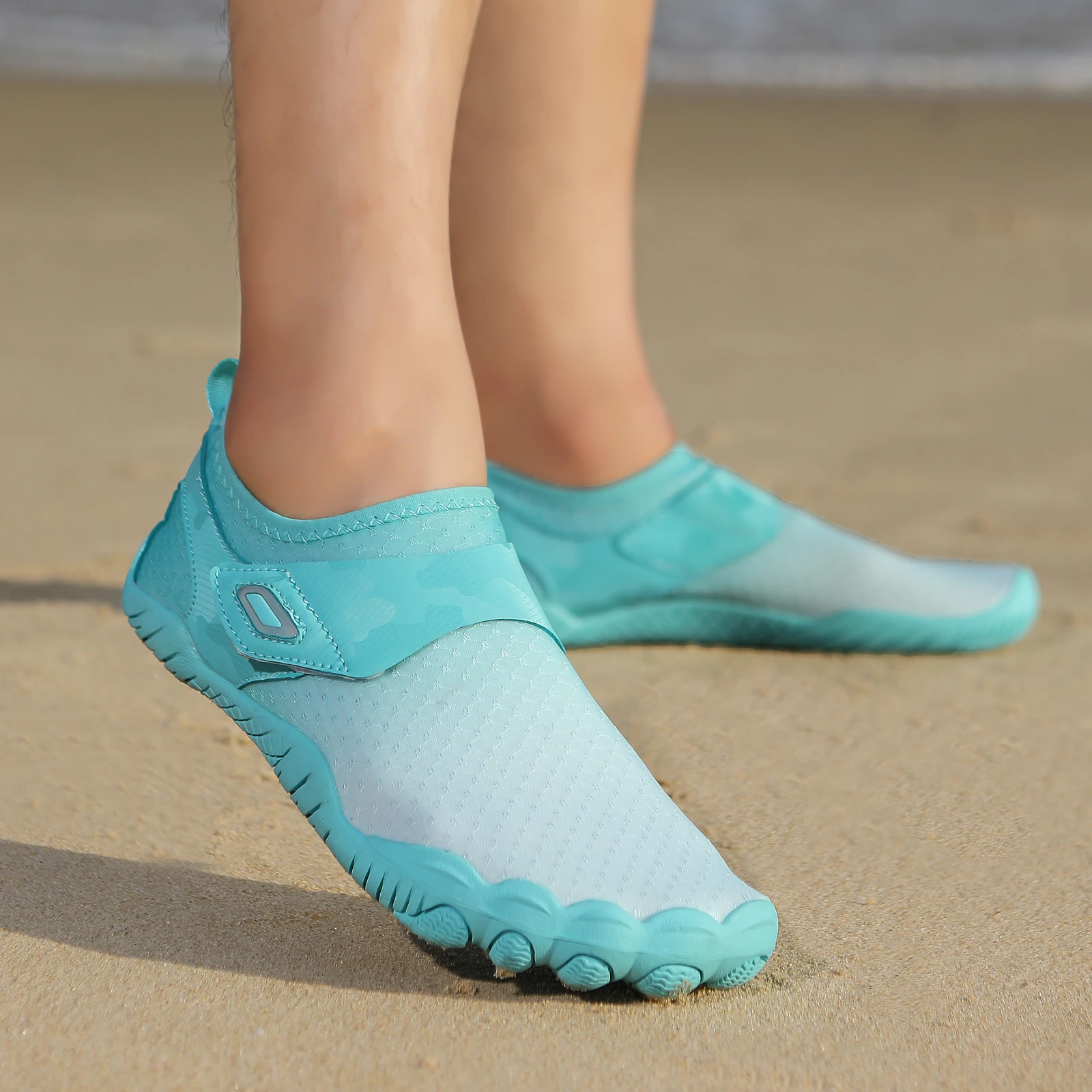 Woman Ultra-Comfortable Aqua Shoes - Durable Water Sneakers for Quick-Drying Adventures - Perfect for Swimming, Surfing, Hiking