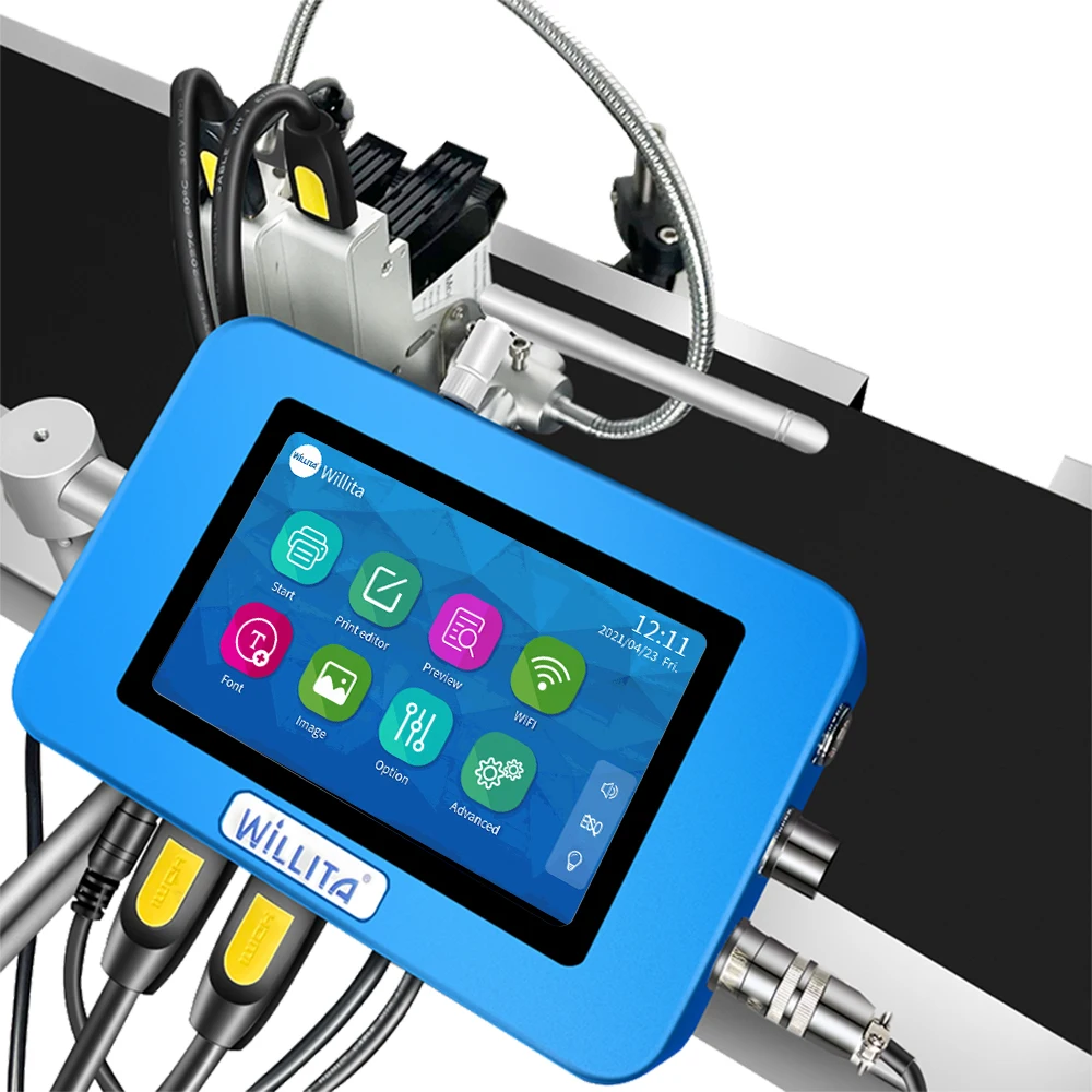 High Resolution Ink Jet Printer Tij 2.5 Automatic Date Code Printing Machine for Qr Code,Data,Time,Logo,expiry Date